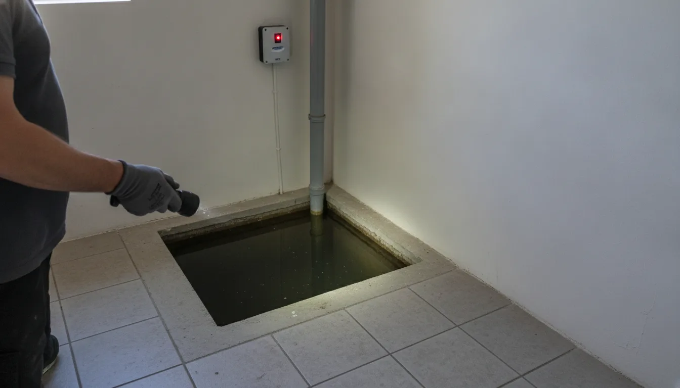 Dépannage pompe de relevage La Chapelle-des-Marais – problème / diagnostic